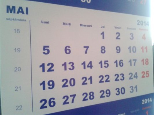 Încă o zi nelucrătoare pentru bugetari. 2 mai, declarată zi liberă
